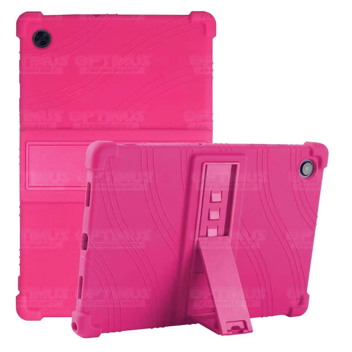 Kit Vidrio templado y Estuche Protector de goma antigolpes con soporte Tablet Samsung Galaxy Tab A8 10.5 2021 SM-x200, SM-x205 O