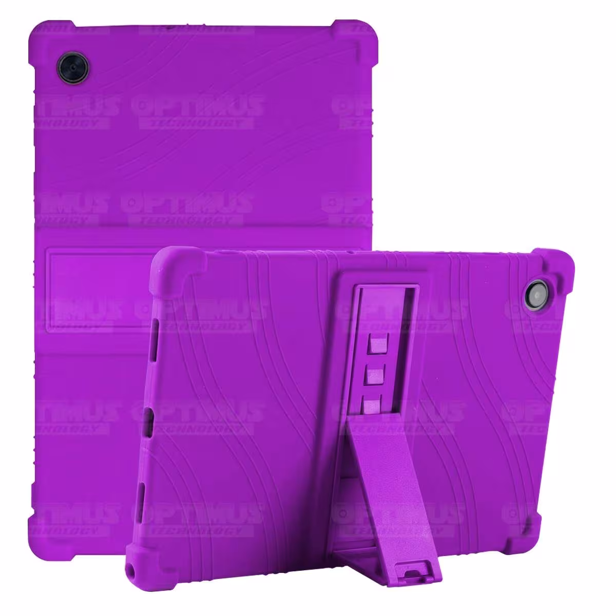 Kit Vidrio templado y Estuche Protector de goma antigolpes con soporte Tablet Samsung Galaxy Tab A8 10.5 2021 SM-x200, SM-x205 O