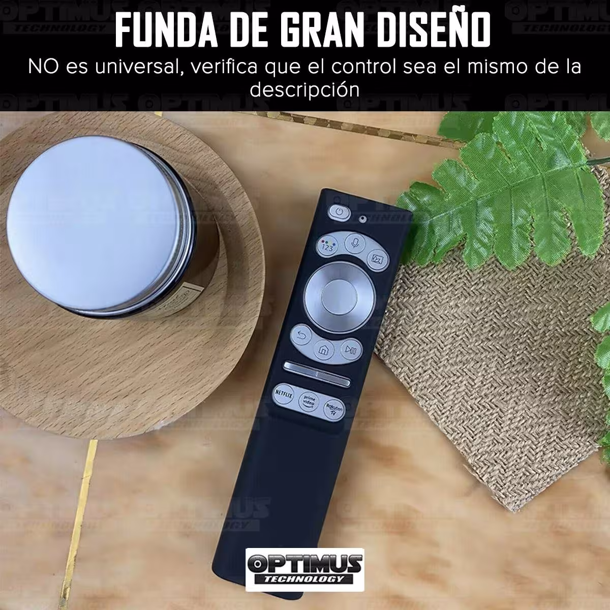 Funda Forro Estuche protector Control Remoto de TV Samsung BN59-01265A / BN-59 Versión 2 OPTIMUS TECHNOLOGY™ - 20