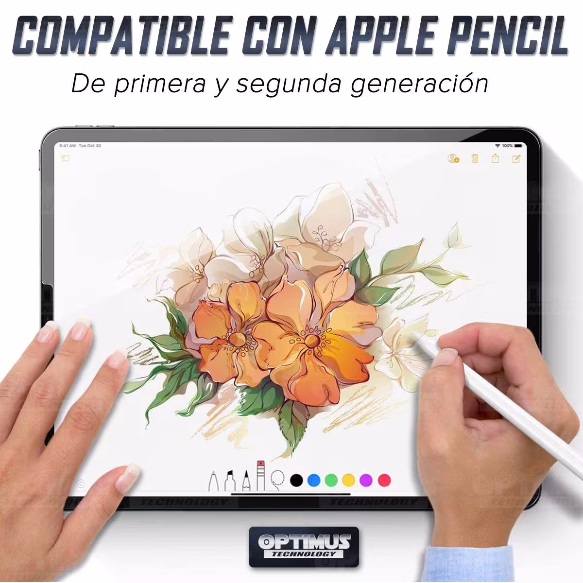 Vidrio Cristal Templado Protector Tablet IPad 11 2021 | OPTIMUS TECHNOLOGY™ | VTP-IPD-11-2021 |