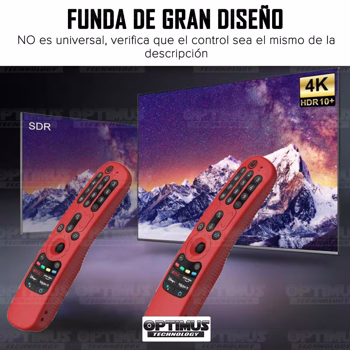 Funda Forro Estuche protector Control Remoto de Smart TV LG MAGIC 2021 AN-MR21GC | OPTIMUS TECHNOLOGY™ | EST-CTRL-LG-MGC |