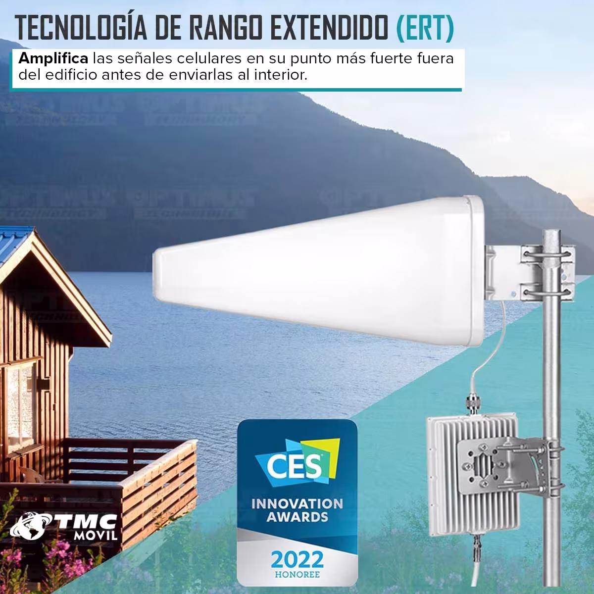 KIT Amplificador De Señal Celular Surecall Fusion 4 Home MAX Repetidor Redes 4GLTE 5G con antenas SURECALL COLOMBIA - 8