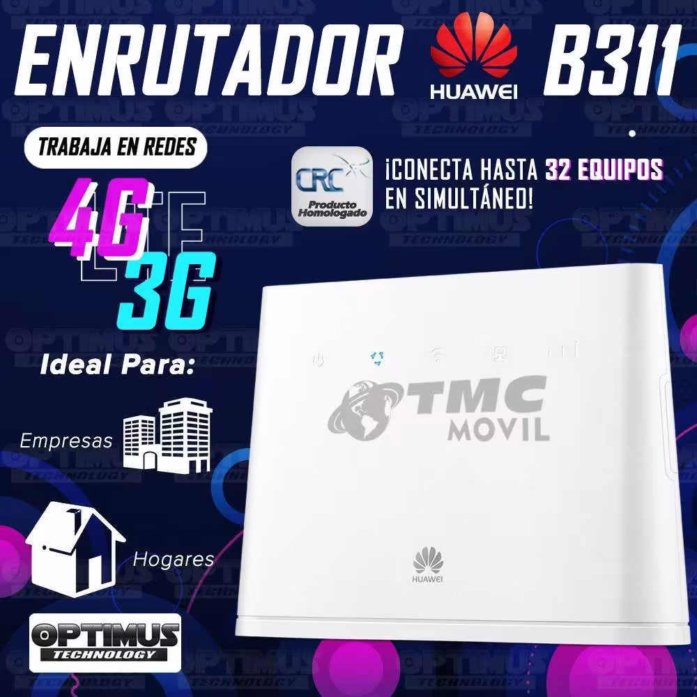 KIT Antena Amplificadora De Señal Yagi 17 Db Con Enrutador Router Huawei B311 | HUAWEI COLOMBIA | 469524 |