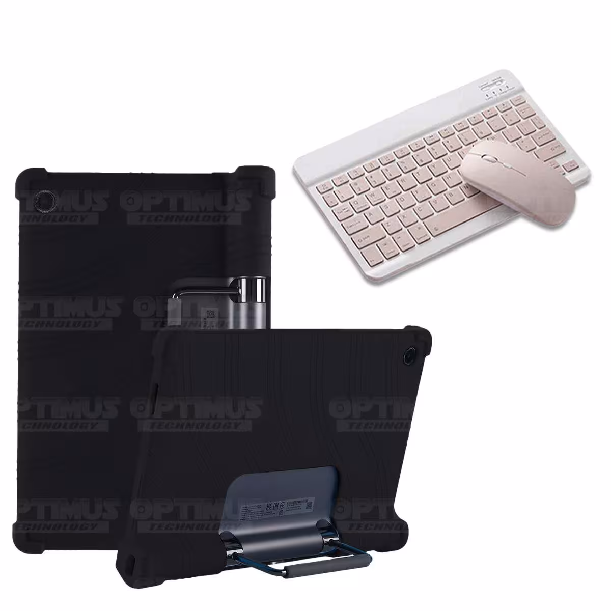 Kit Case Forro Protector Antigolpes + Teclado y Mouse Bluetooth Tablet Lenovo Yoga Tab 11 2021 YT-J706F OPTIMUS TECHNOLOGY™ - 10
