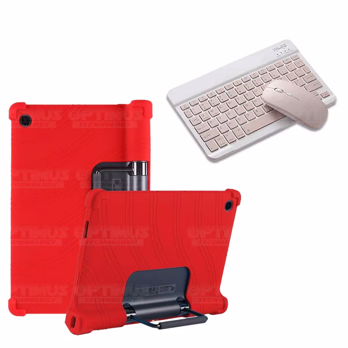 Kit Case Forro Protector Antigolpes + Teclado y Mouse Bluetooth Tablet Lenovo Yoga Tab 11 2021 YT-J706F OPTIMUS TECHNOLOGY™ - 20