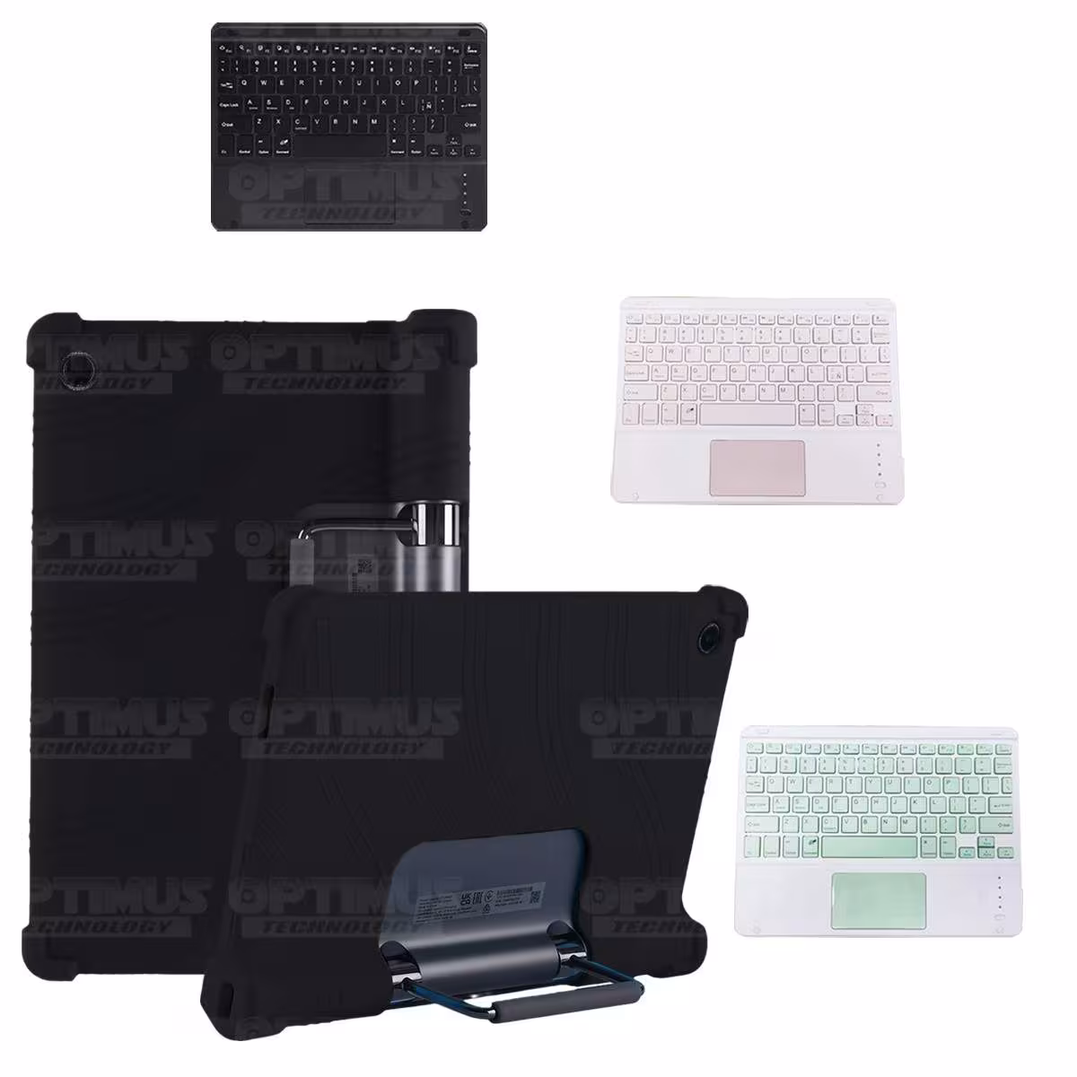 Kit Estuche Protector Antigolpes + Teclado Mouse Touchpad Bluetooth Lenovo Yoga Tab 11 2021 YT-J706F OPTIMUS TECHNOLOGY™ - 20