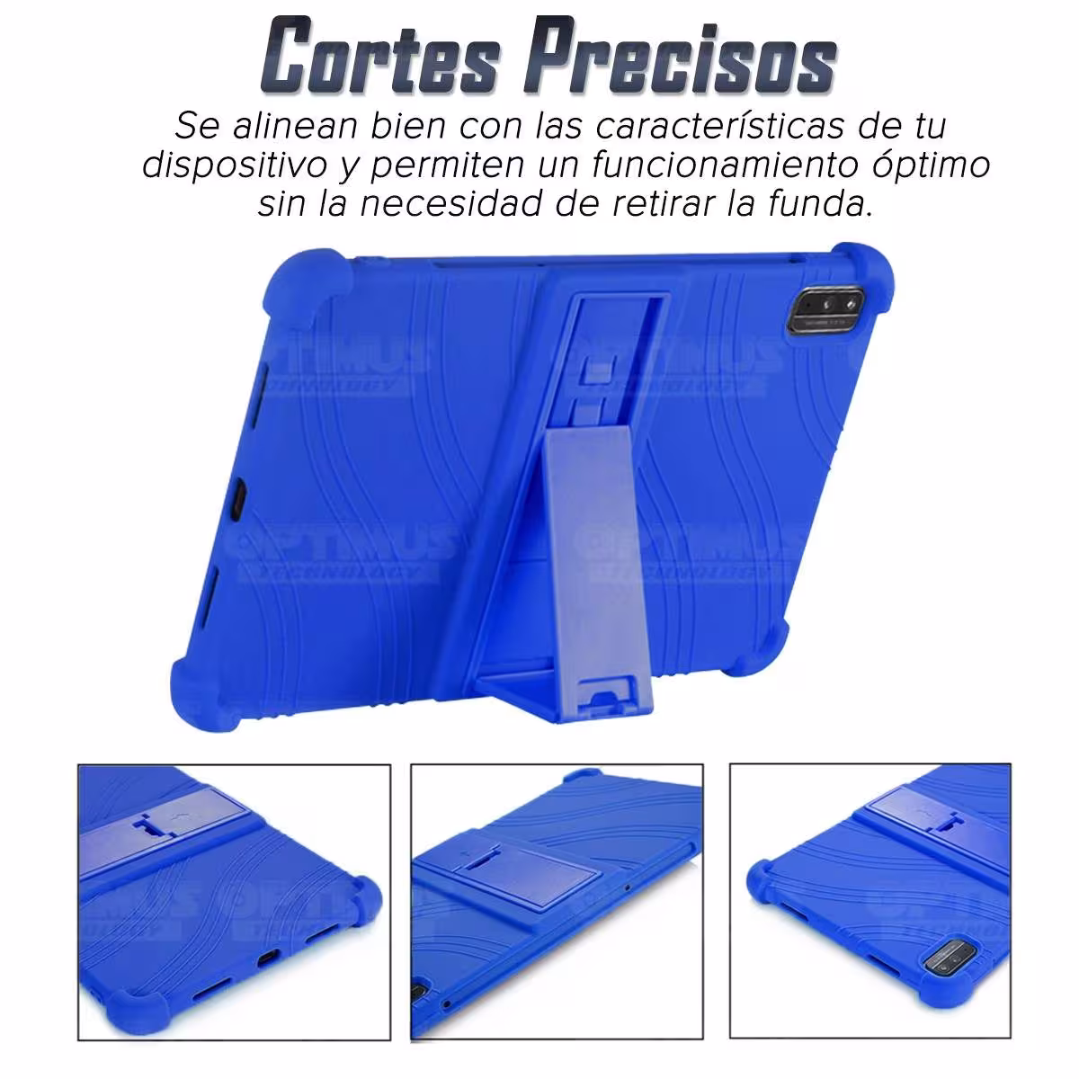 Kit Estuche Protector Antigolpes + Teclado Mouse Touchpad Bluetooth Xiaomi Mi Pad 5 OPTIMUS TECHNOLOGY™ - 43