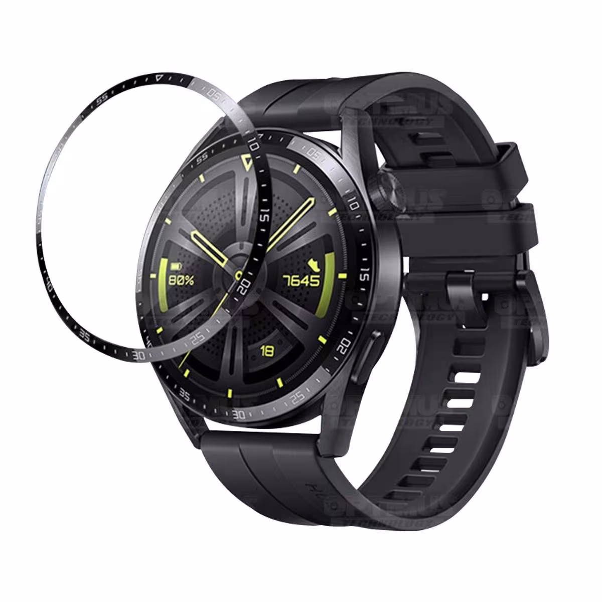 Vidrio Templado Cerámico Nanoglass Para Reloj Smartwatch Huawei Watch GT3 46mm | OPTIMUS TECHNOLOGY™ | VTP-CR-HW-GT3-46 |