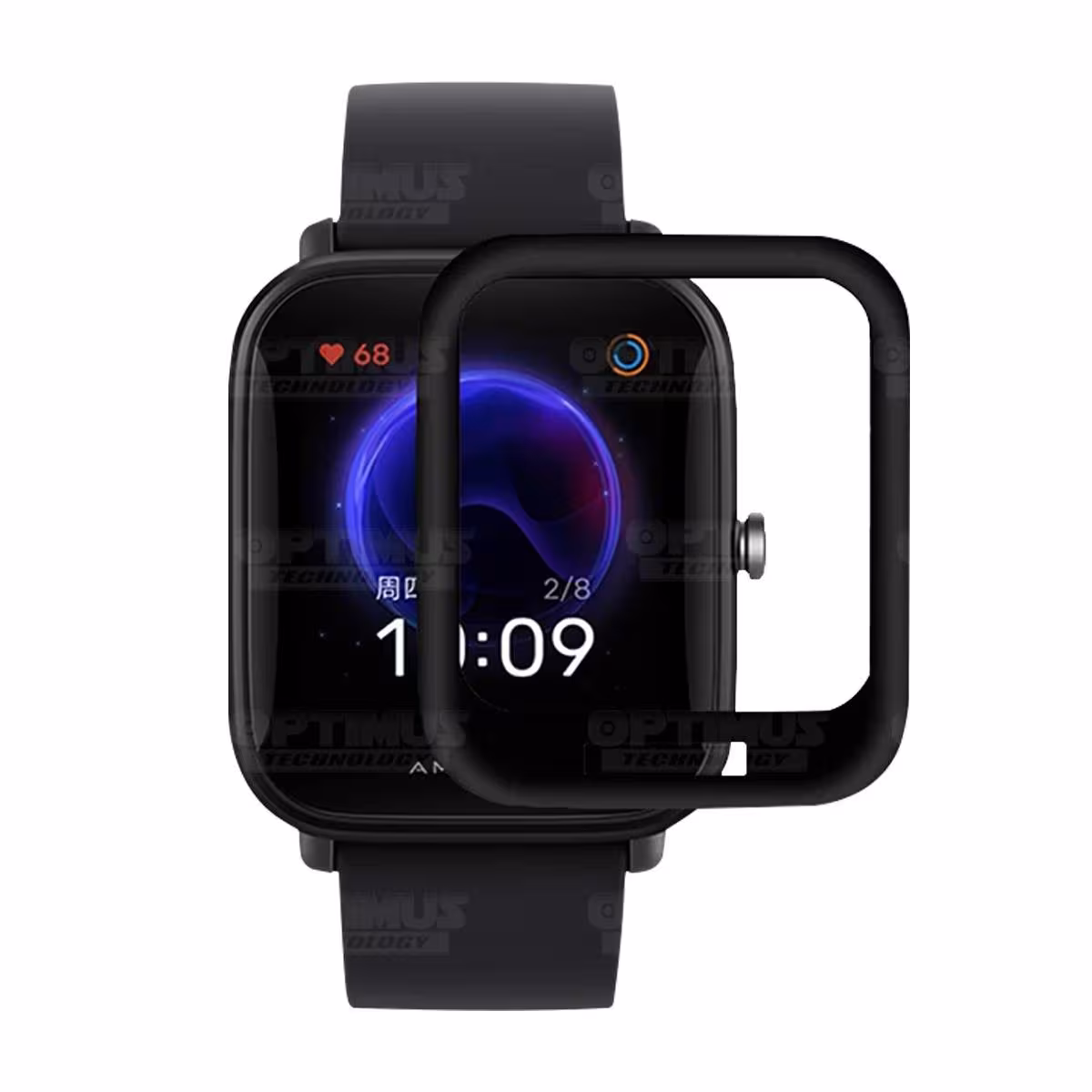 Vidrio Templado Cerámico Nanoglass Para Reloj Smartwatch Xiaomi Amazfit bip U Pro | OPTIMUS TECHNOLOGY™ | VTP-CR-XMI-AMZ-UPRO |