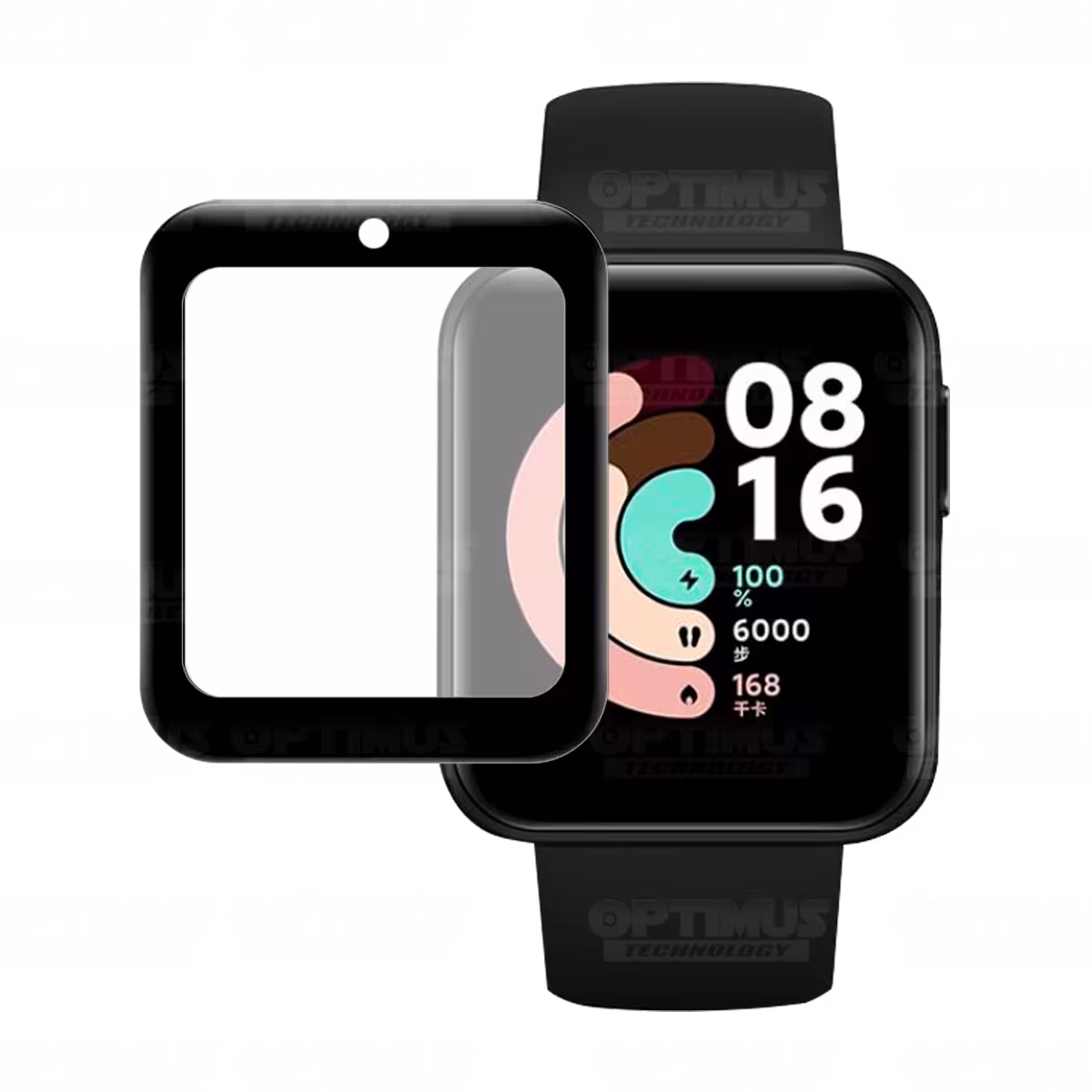 Vidrio Pantalla Protector Cerámico Para Reloj Xiaomi Mi Watch Lite | OPTIMUS TECHNOLOGY™ | VPC-XMWL-25 |