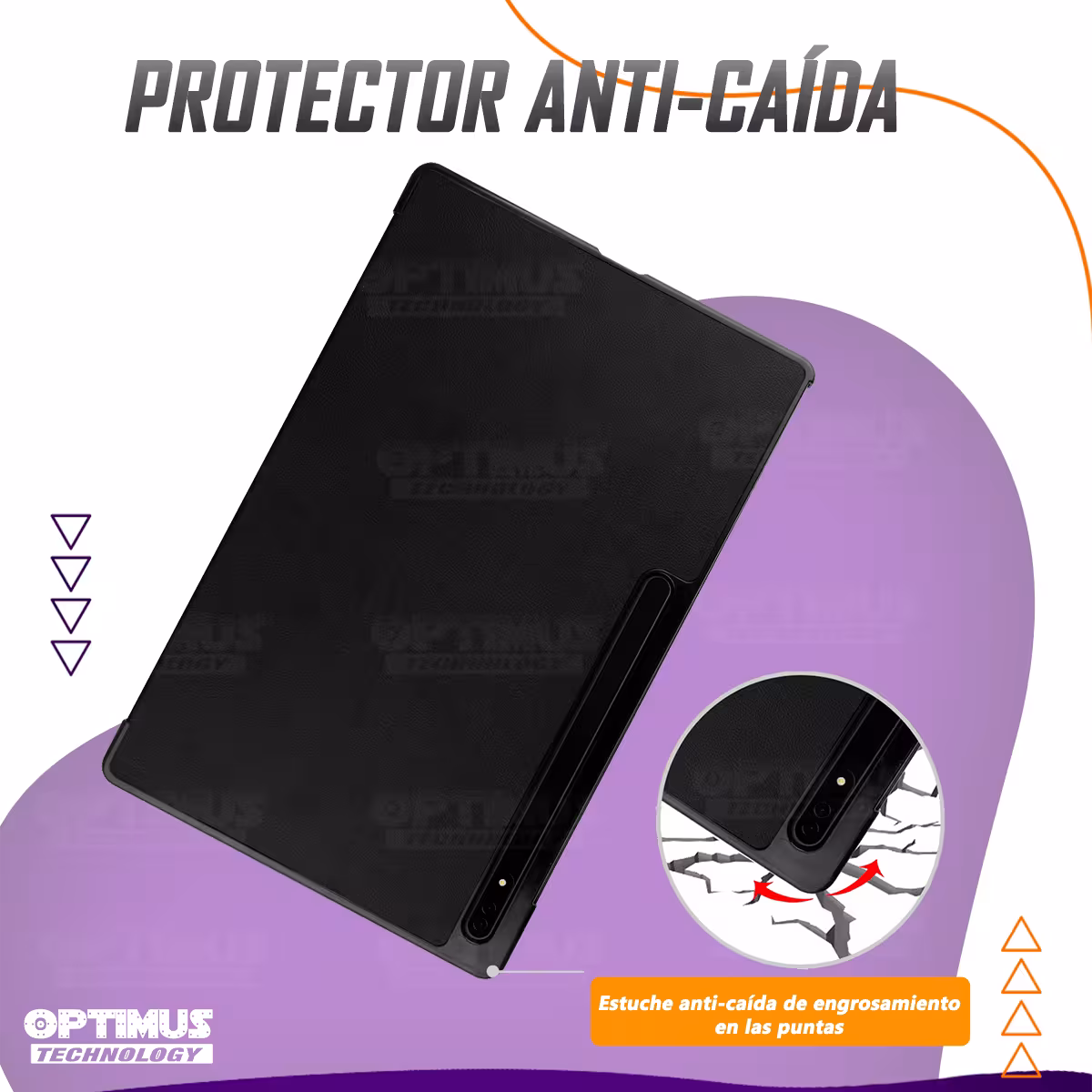 Estuche Case Forro Protector Con Tapa Para Tablet Samsung Galaxy Tab S8 Ultra 14.6 Pulgadas | OPTIMUS TECHNOLOGY™ | SGTS8U-351 |
