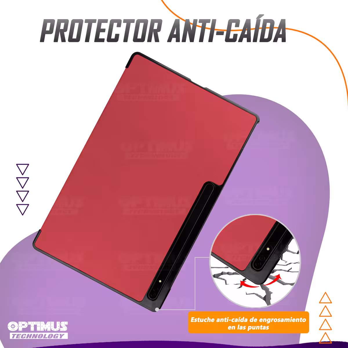 Estuche Case Forro Protector Con Tapa Para Tablet Samsung Galaxy Tab S8 Ultra 14.6 Pulgadas | OPTIMUS TECHNOLOGY™ | SGTS8U-351 |