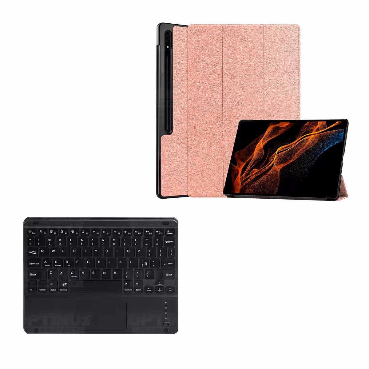 Vidrio Estuche Teclado Touchpad BT para Samsung Galaxy Tab S8 Ultra 14.6 Pulgadas | OPTIMUS TECHNOLOGY™ | SGTS8U-81 |