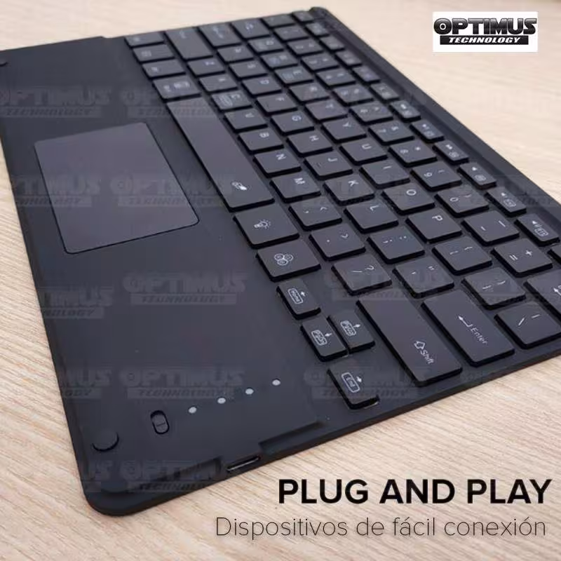 Vidrio Estuche Teclado Touchpad BT para Samsung Galaxy Tab S8 Ultra 14.6 Pulgadas | OPTIMUS TECHNOLOGY™ | SGTS8U-81 |