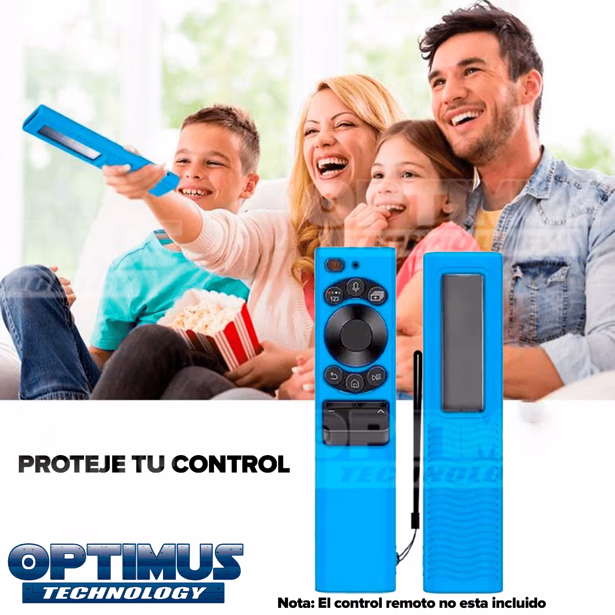 Estuche protector Control Remoto TV Samsung BN59 Con Carga Solar | OPTIMUS TECHNOLOGY™ | EST-CTRL-BN59-VER6 |