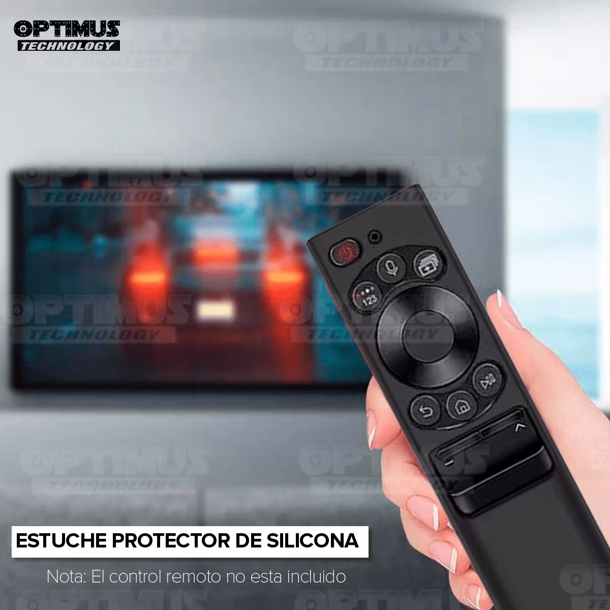 Estuche protector Control Remoto TV Samsung BN59 Con Carga Solar | OPTIMUS TECHNOLOGY™ | EST-CTRL-BN59-VER6 |