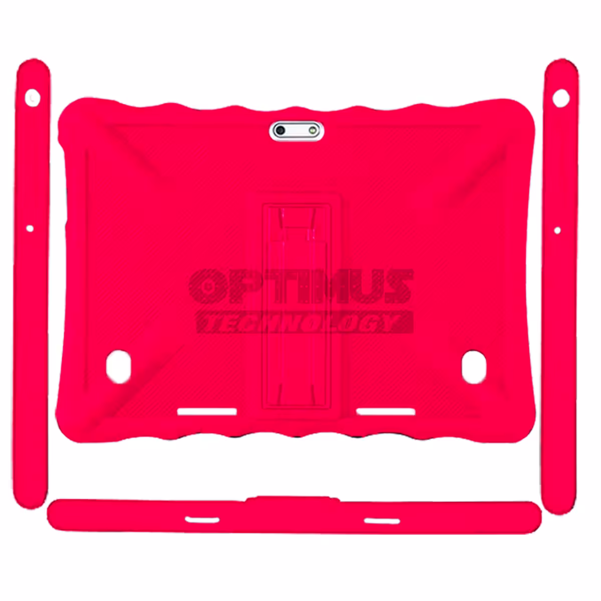 Estuche Case Protector De Goma Tablet Universal 10 Pulgadas Anti Golpes Con Soporte | OPTIMUS TECHNOLOGY™ | GU10P |
