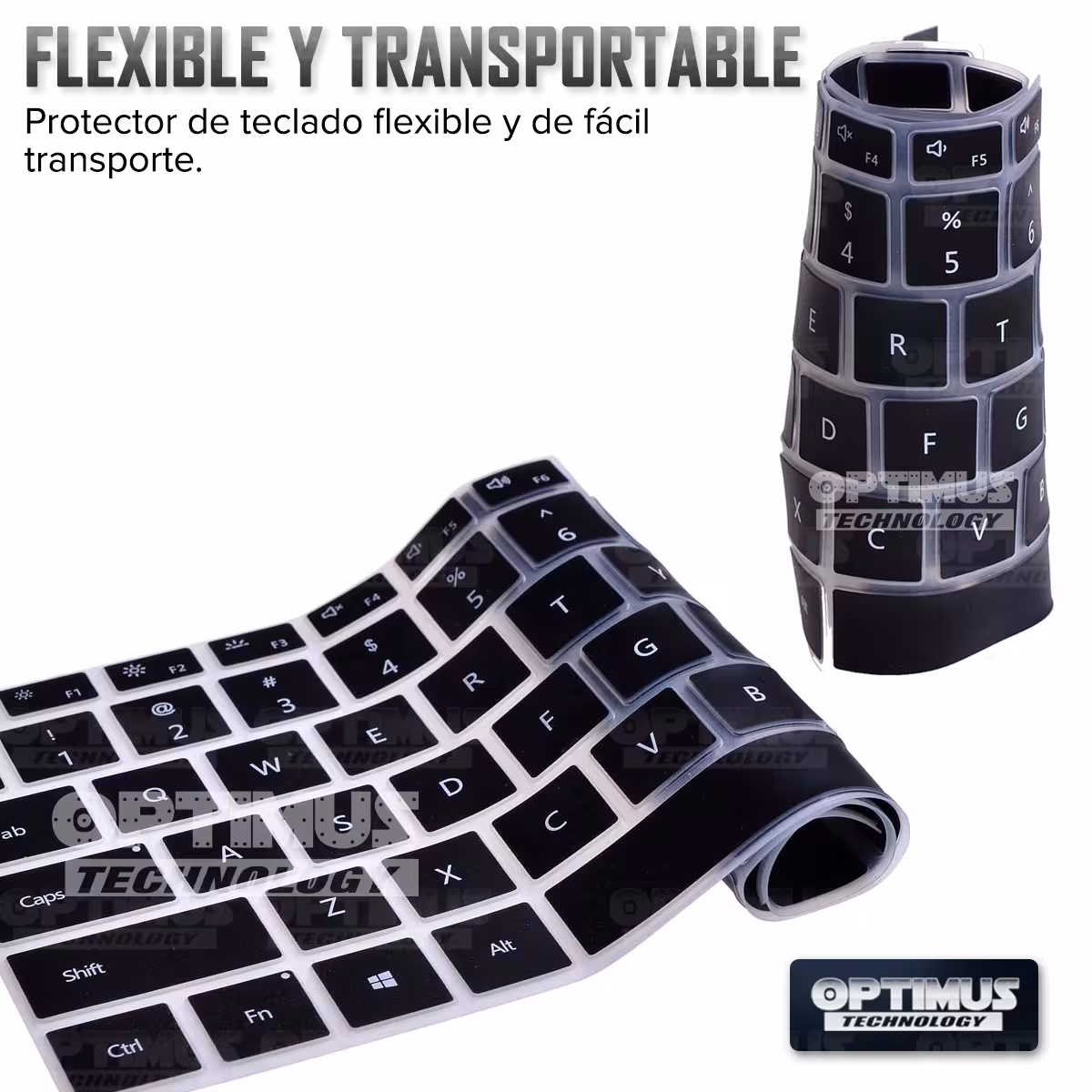 Membrana de Película Protectora en Silicona Suave para Teclado portátil para Huawei Matebook D15 OPTIMUS TECHNOLOGY™ - 7