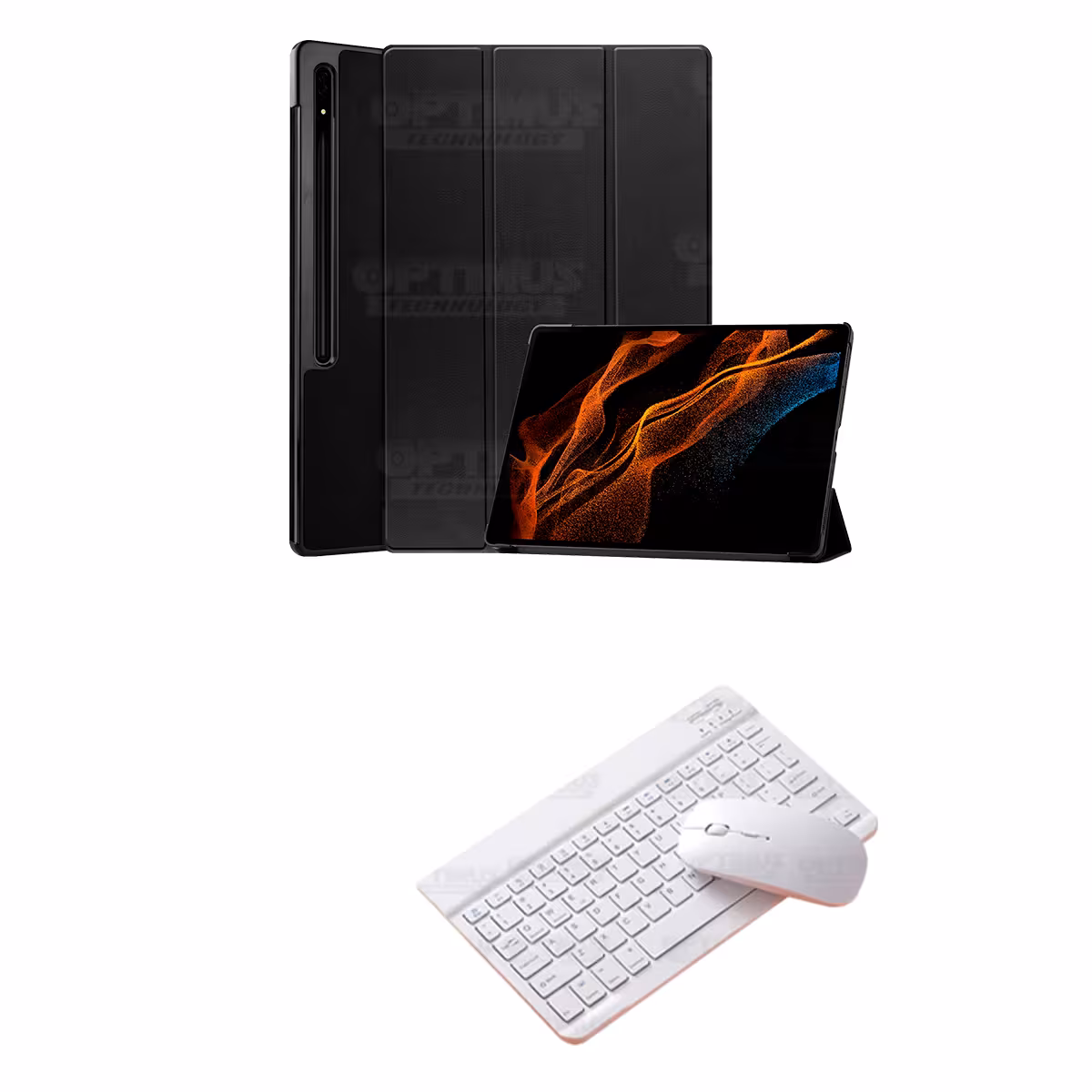 Estuche tapa + Teclado portátil para Samsung Tablet S8 11 Pulgadas | OPTIMUS TECHNOLOGY™ | SGS811-500 |