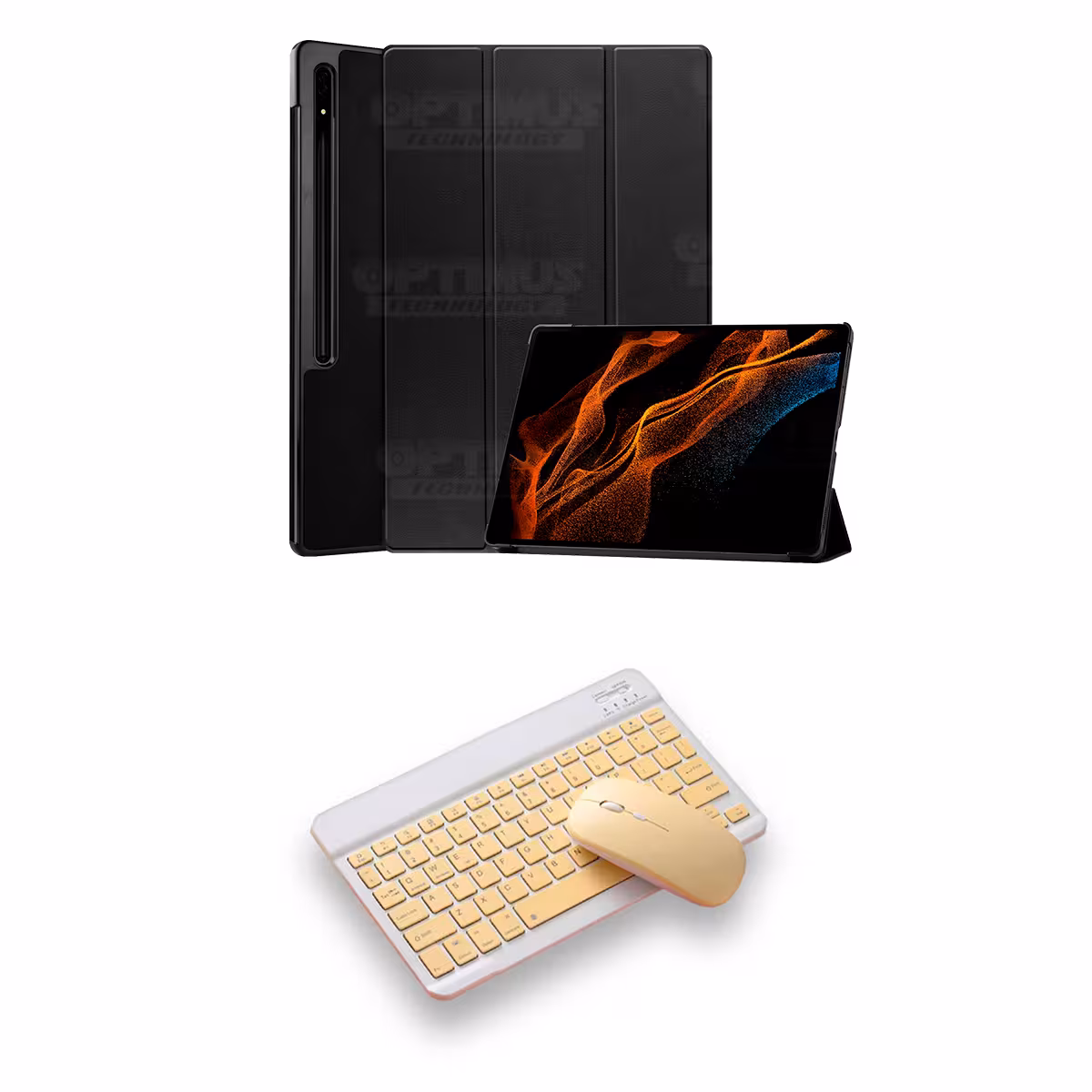 Estuche tapa + Teclado portátil para Samsung Tablet S8 11 Pulgadas | OPTIMUS TECHNOLOGY™ | SGS811-500 |