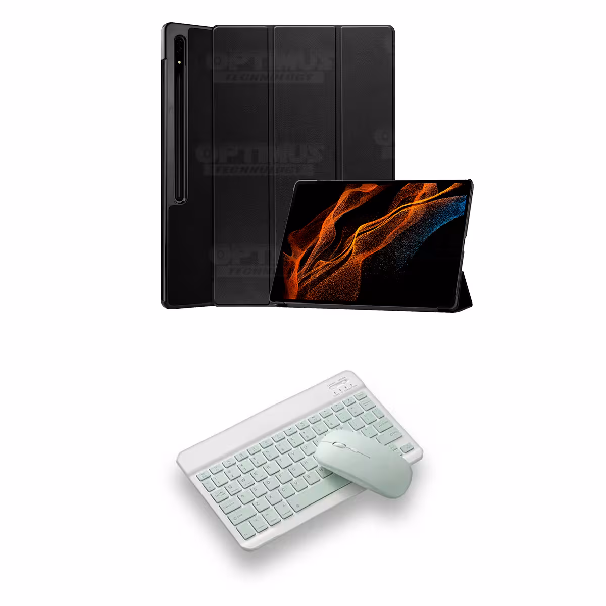 Estuche tapa + Teclado portátil para Samsung Tablet S8 11 Pulgadas | OPTIMUS TECHNOLOGY™ | SGS811-500 |