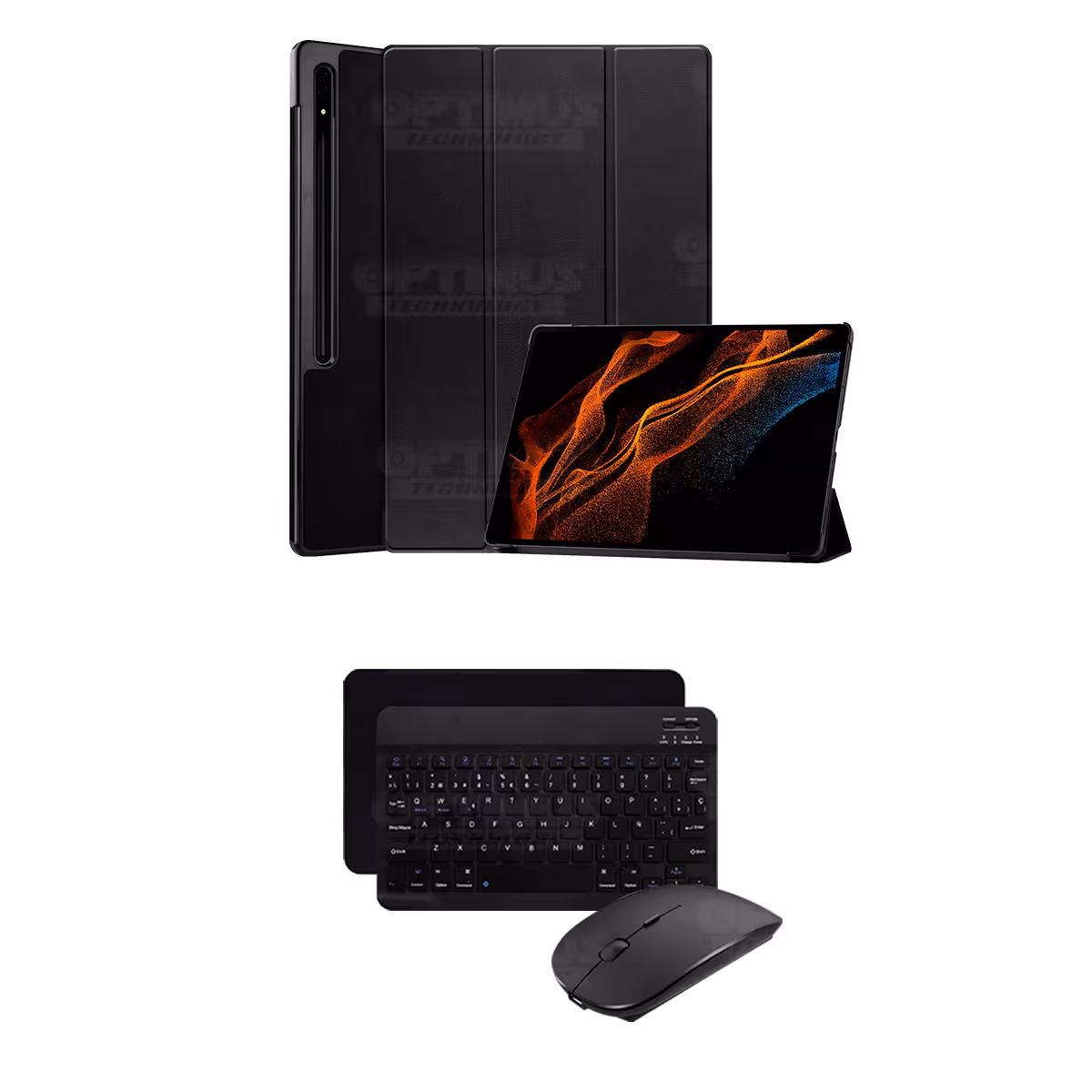 Estuche tapa + Teclado portátil para Samsung Tablet S8 11 Pulgadas | OPTIMUS TECHNOLOGY™ | SGS811-500 |