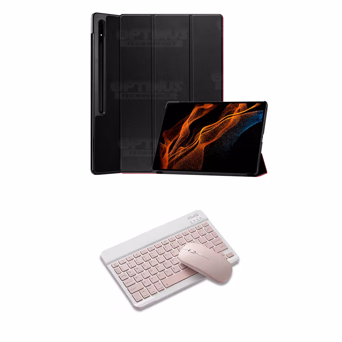 Estuche tapa + Teclado portátil para Samsung Tablet S8 11 Pulgadas | OPTIMUS TECHNOLOGY™ | SGS811-500 |