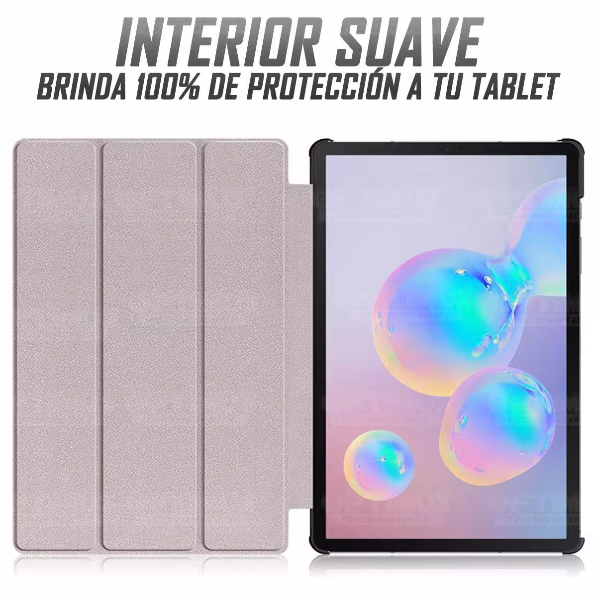 Kit Vidrio templado + Case Protector + Teclado Touchpad Bluetooth Tablet Samsung Galaxy Tab S6 Lite 10.4 2022 P619 - P613 OPTIMU