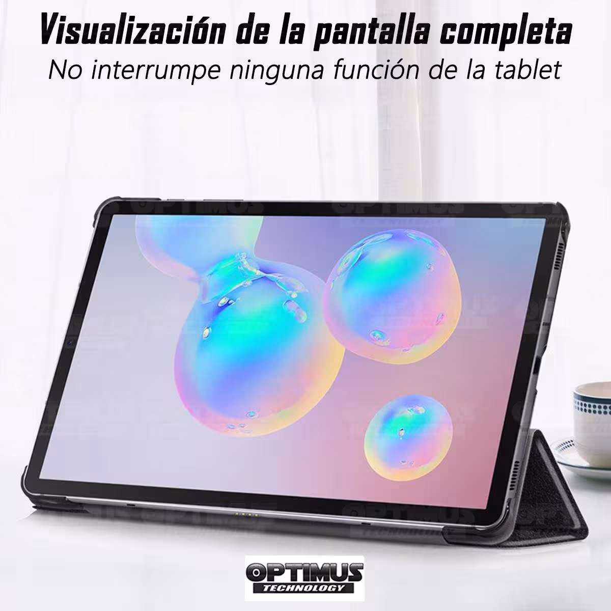Kit Vidrio templado + Case Protector + Teclado Touchpad Bluetooth Tablet Samsung Galaxy Tab S6 Lite 10.4 2022 P619 - P613 OPTIMU