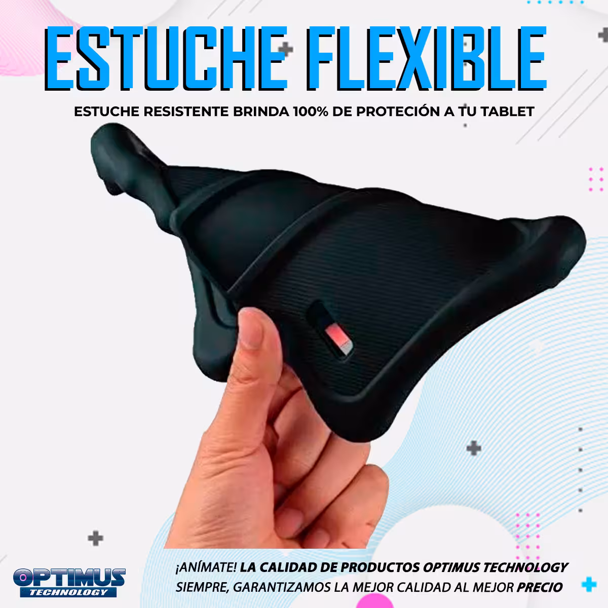 Estuche Case Protector De Goma Tablet Universal 10 Pulgadas Anti Golpes Con Soporte