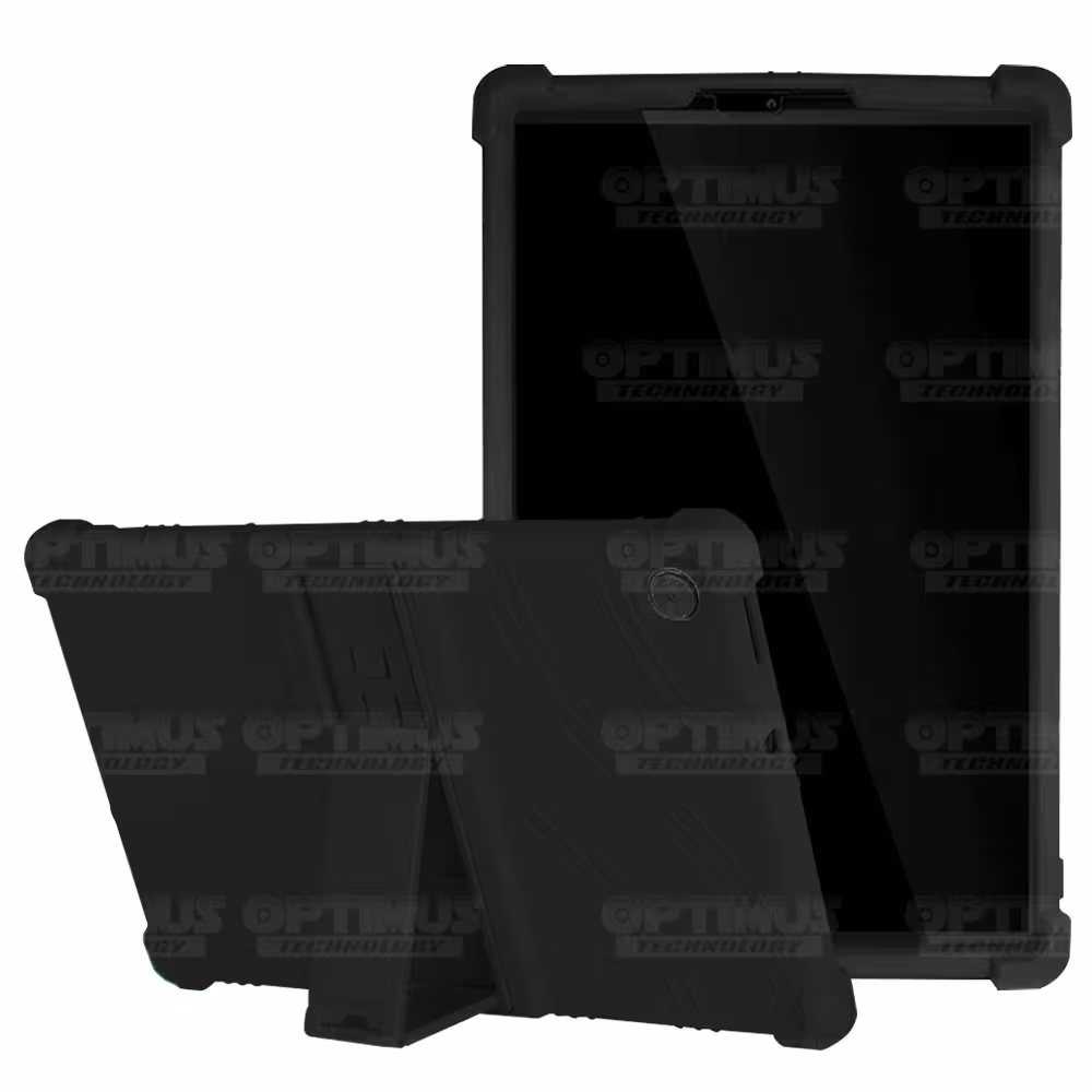 Kit Vidrio templado y Estuche Protector de goma antigolpes con soporte Tablet Lenovo M10 HD TB-X306 OPTIMUS TECHNOLOGY™ - 10