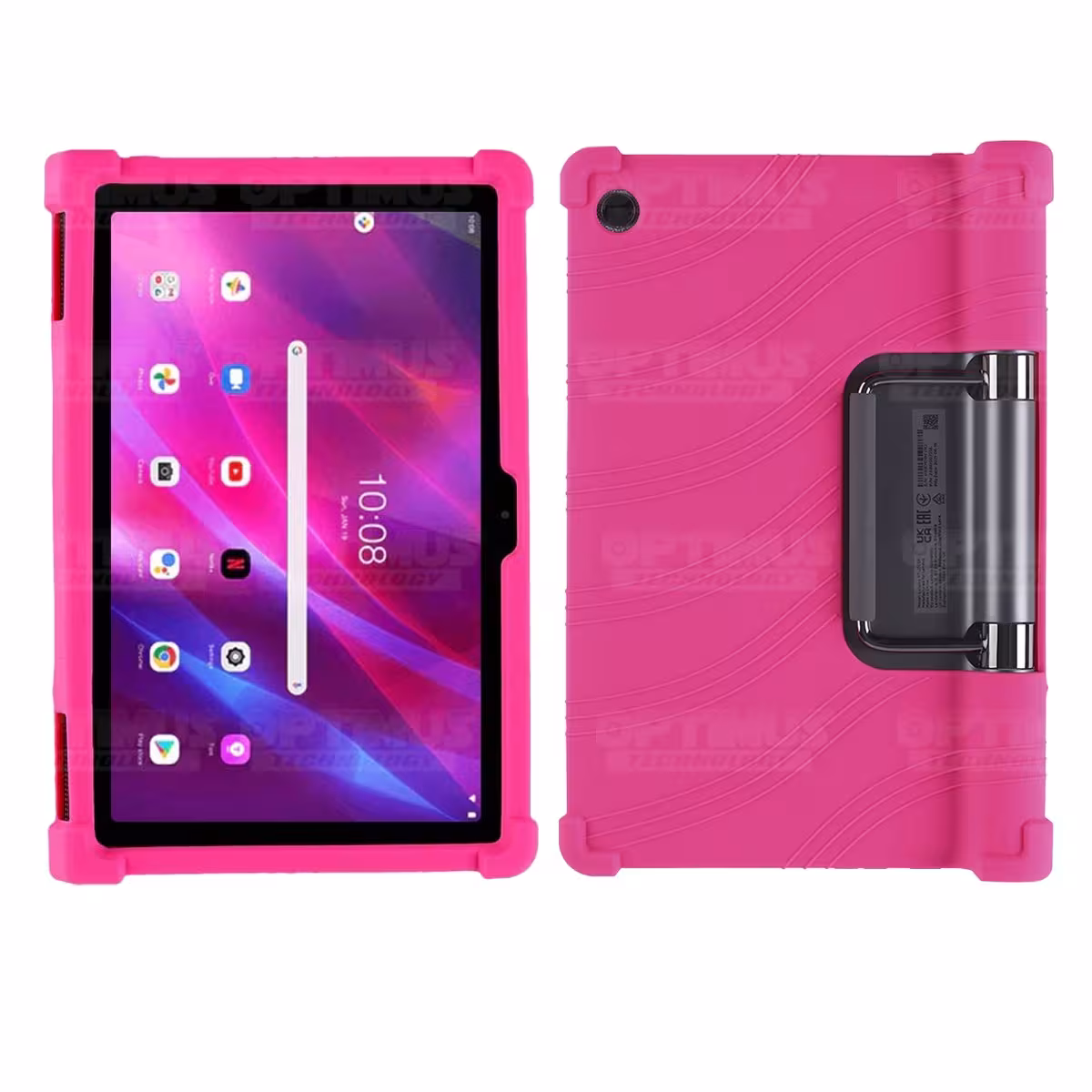 Kit Vidrio templado + Estuche Protector + Teclado con Mouse Touchpad Bluetooth Tablet Lenovo Yoga Tab 11 2021 YT-J706F