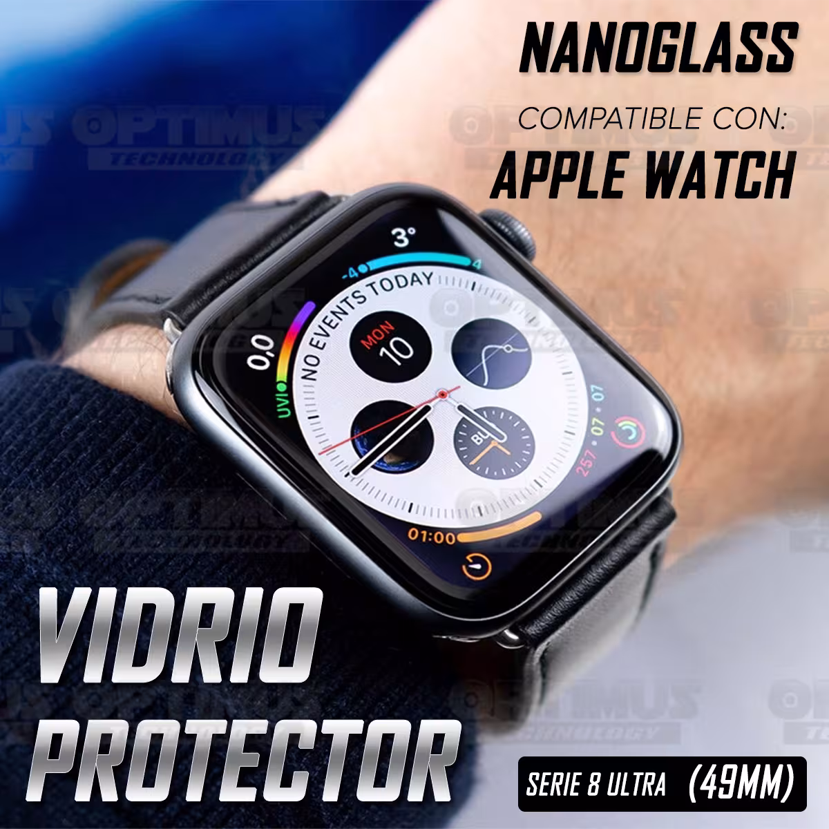 Vidrio Pantalla Protector Cerámico Para Reloj Apple Watch Serie 8 Ultra