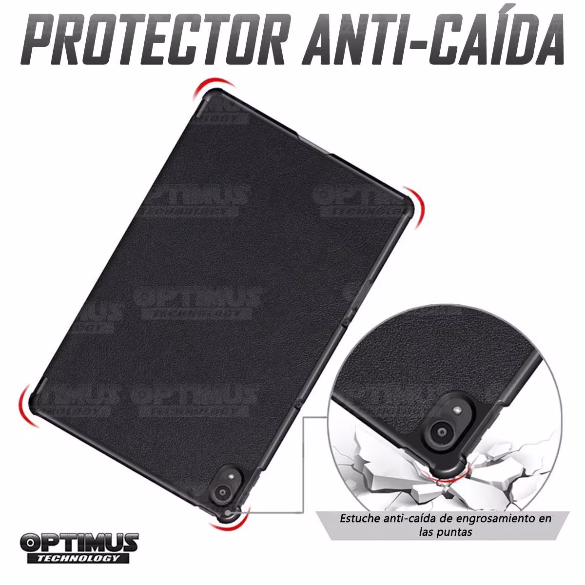 Kit Vidrio templado + Case Protector + Teclado con Mouse Touchpad Bluetooth Tablet Lenovo M10 Plus 3era Gen 10.6 2022 TB-125FU