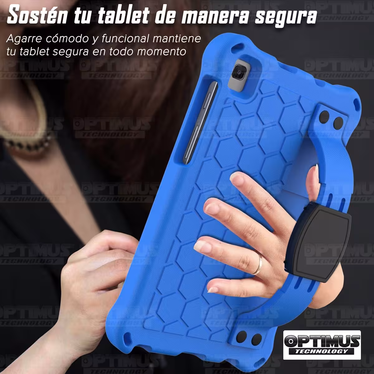 Estuche Protector con Correa Desmontable Tablet Samsung Galaxy Tab A7 Lite 8.7 2021 T220 - T225 Anti golpes con soporte