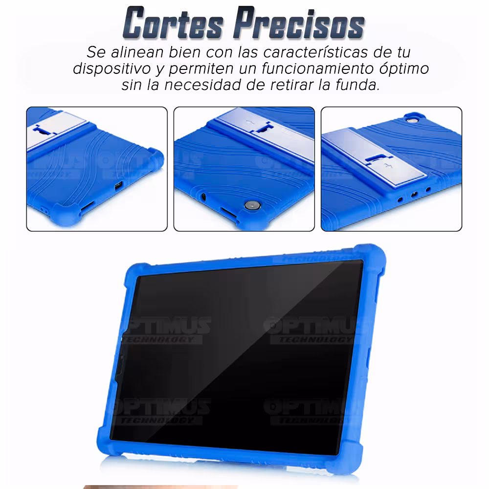 Kit Vidrio templado + Case Protector + Teclado con Mouse Touchpad Bluetooth Tablet Lenovo M10 Plus 3era Gen 10.6 2022 TB-125FU