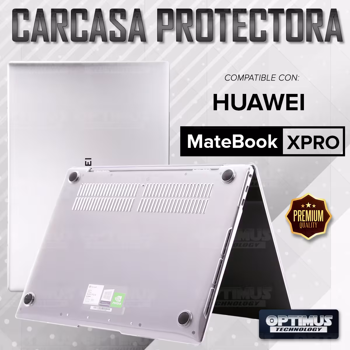 Kit Carcasa Protector Y Funda Suave Protectora de Teclado Para Huawei Matebook X Pro
