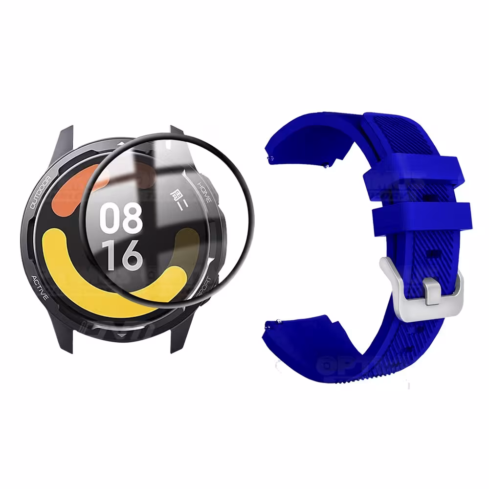 Vidrio Templado Nanoglass Y Pulso Correa Smartwatch Reloj Inteligente Xiaomi Watch S1 Active GL