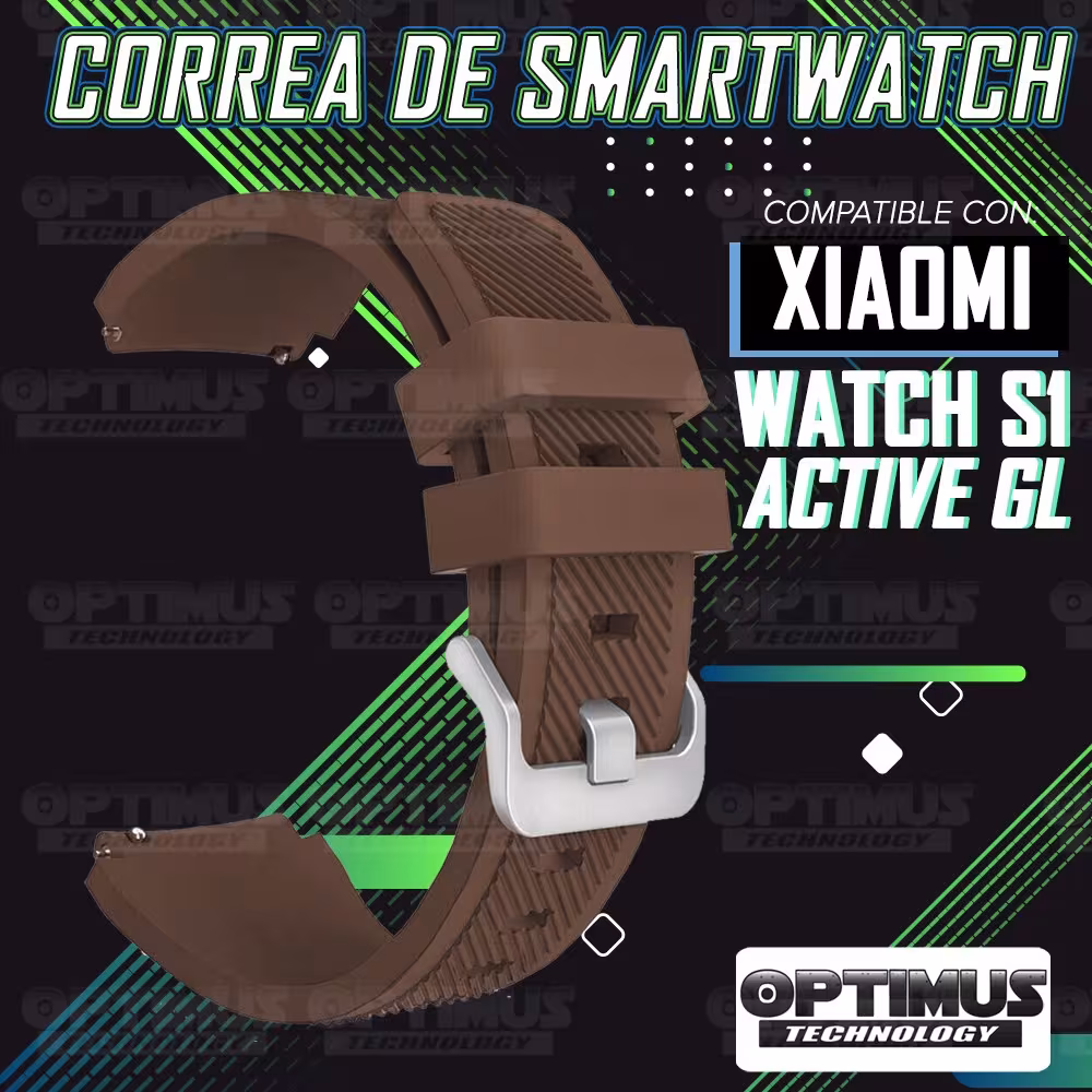 Vidrio Templado Nanoglass Y Pulso Correa Smartwatch Reloj Inteligente Xiaomi Watch S1 Active GL