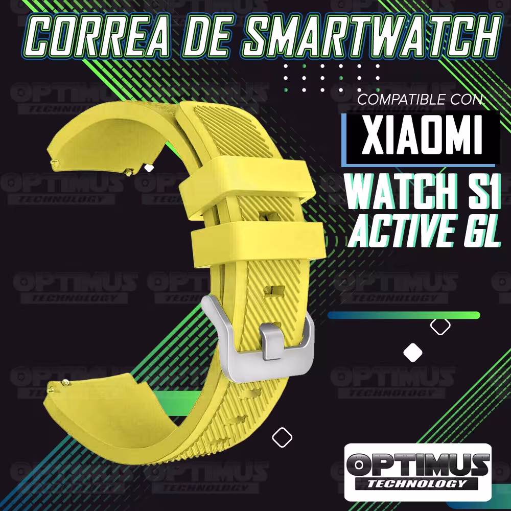 Vidrio Templado Nanoglass Y Pulso Correa Smartwatch Reloj Inteligente Xiaomi Watch S1 Active GL