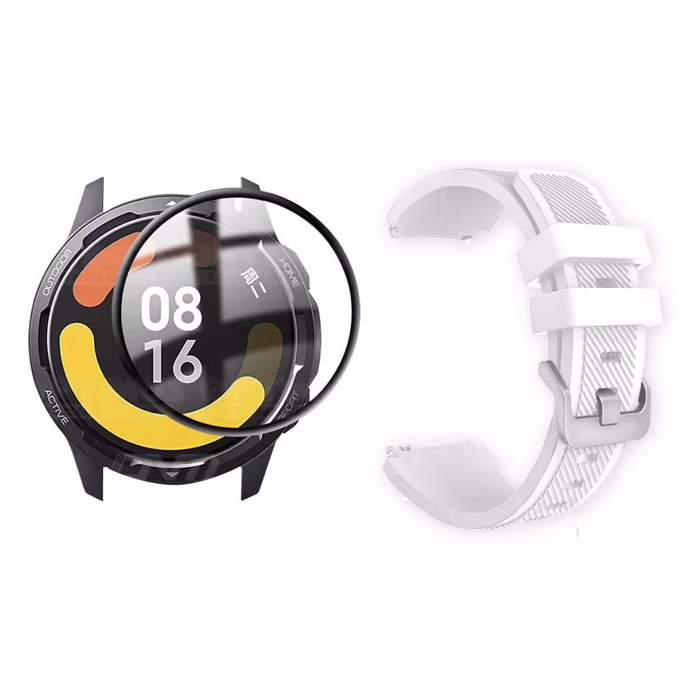 Vidrio Templado Nanoglass Y Pulso Correa Smartwatch Reloj Inteligente Xiaomi Watch S1 Active GL