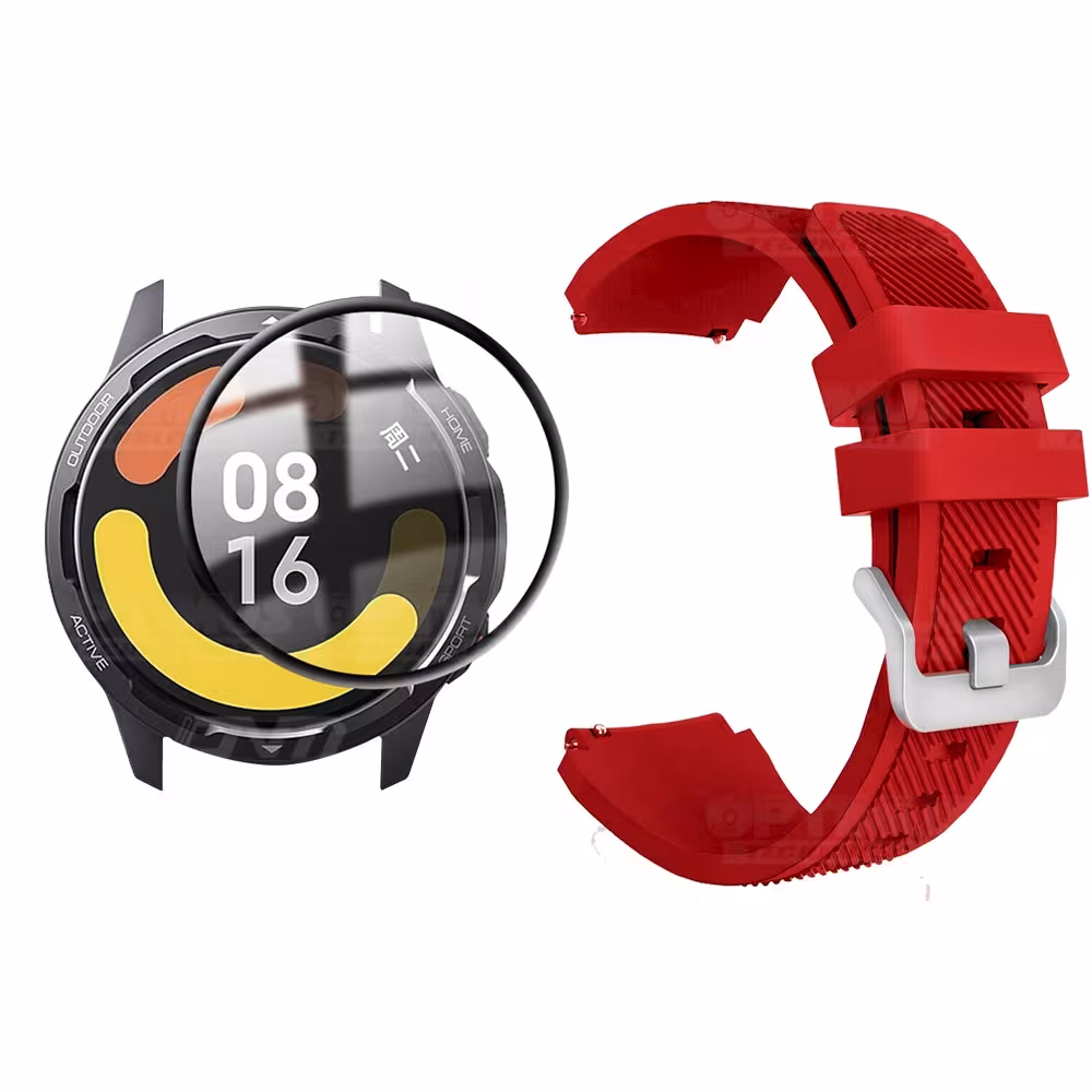 Vidrio Templado Nanoglass Y Pulso Correa Smartwatch Reloj Inteligente Xiaomi Watch S1 Active GL