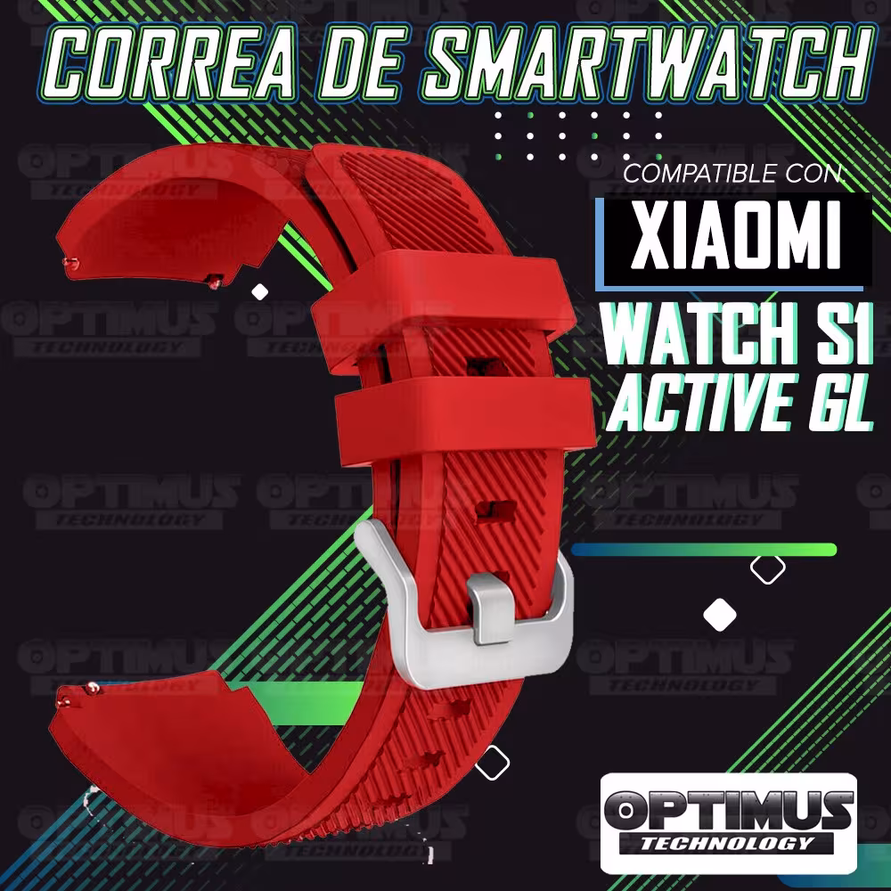 Vidrio Templado Nanoglass Y Pulso Correa Smartwatch Reloj Inteligente Xiaomi Watch S1 Active GL