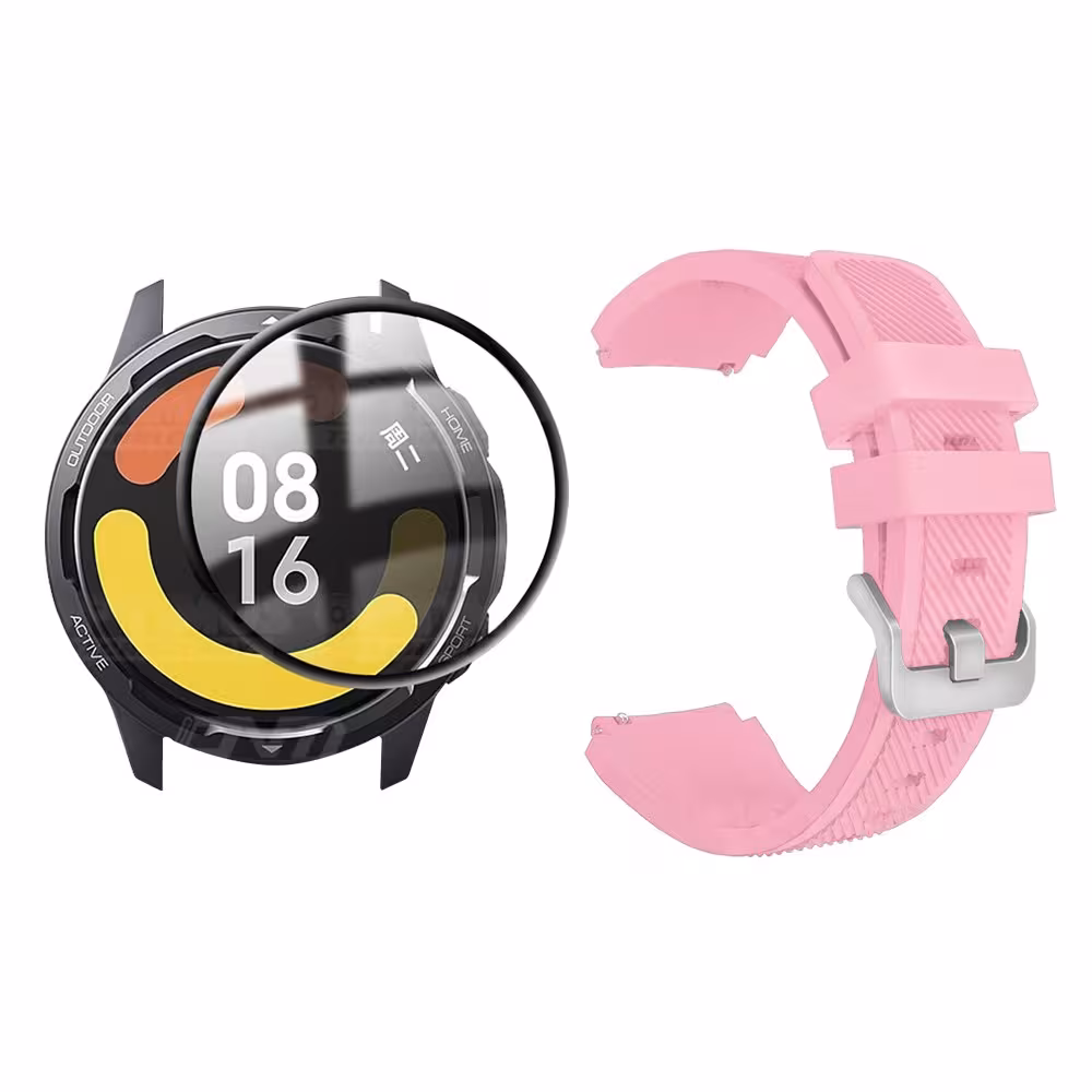Vidrio Templado Nanoglass Y Pulso Correa Smartwatch Reloj Inteligente Xiaomi Watch S1 Active GL