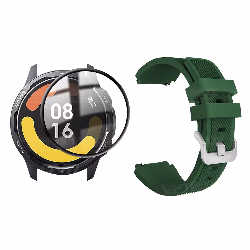 Vidrio Templado Nanoglass Y Pulso Correa Smartwatch Reloj Inteligente Xiaomi Watch S1 Active GL