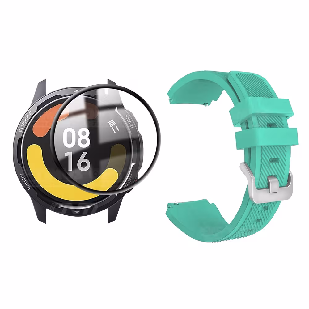 Vidrio Templado Nanoglass Y Pulso Correa Smartwatch Reloj Inteligente Xiaomi Watch S1 Active GL