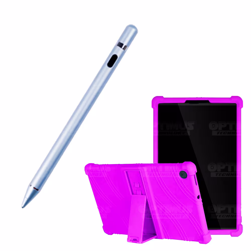 Combo Estuche Protector de goma antigolpes Y Lápiz Óptico Digital Stylus Pen para Tablet Lenovo Tab M10 HD TB-X306