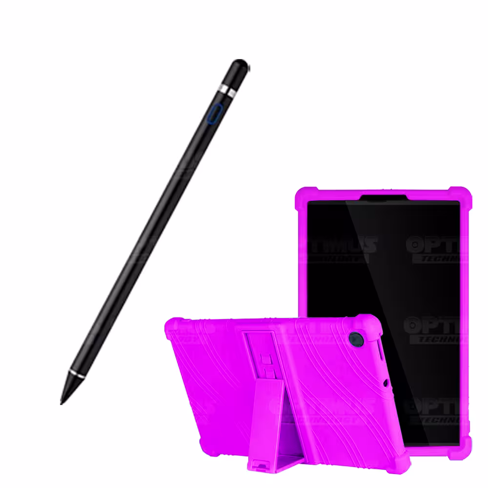 Combo Estuche Protector de goma antigolpes Y Lápiz Óptico Digital Stylus Pen para Tablet Lenovo Tab M10 HD TB-X306