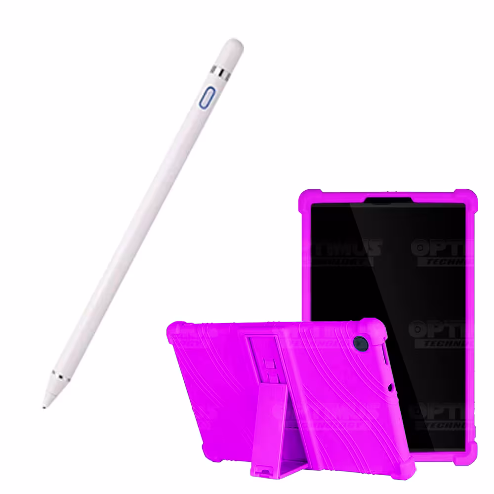 Combo Estuche Protector de goma antigolpes Y Lápiz Óptico Digital Stylus Pen para Tablet Lenovo Tab M10 HD TB-X306