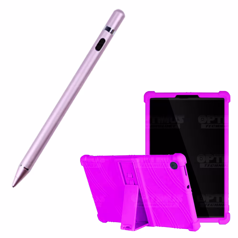 Combo Estuche Protector de goma antigolpes Y Lápiz Óptico Digital Stylus Pen para Tablet Lenovo Tab M10 HD TB-X306